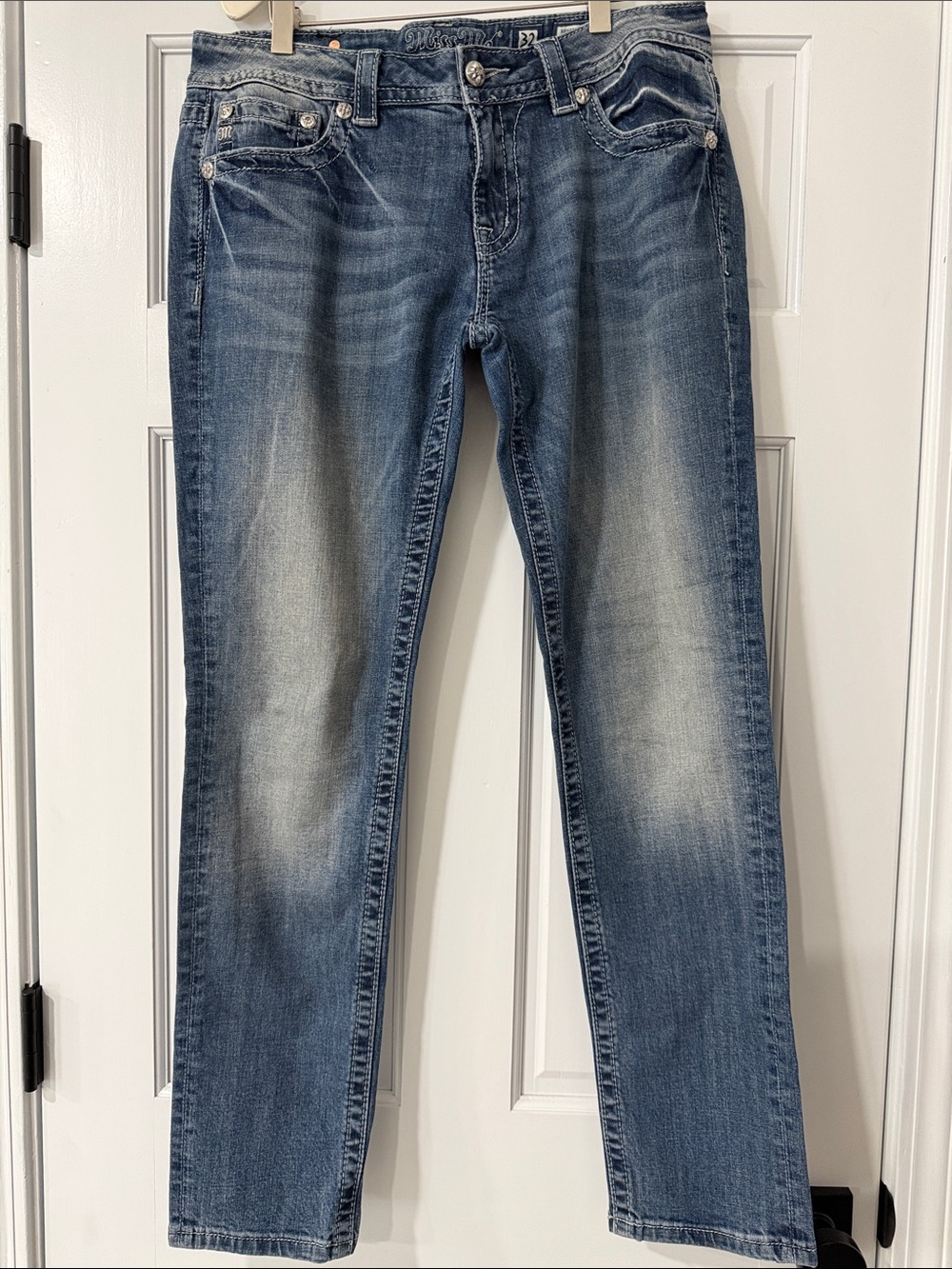 Miss Me Signature Skinny Jeans Women’s 32 X 31 Blue Denim Indian Summer